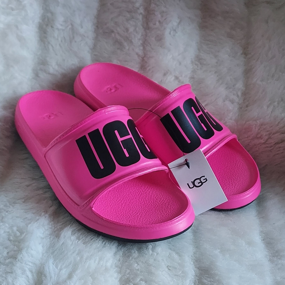UGG rubber beach sandals